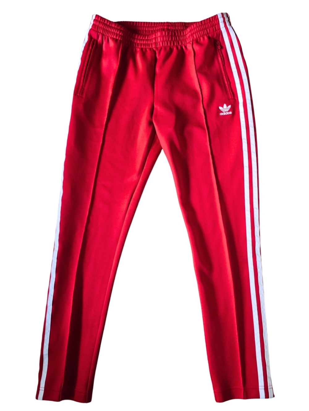 adidas Originals Adicolor Classics Beckenbauer Track Pants Men's Small Red White